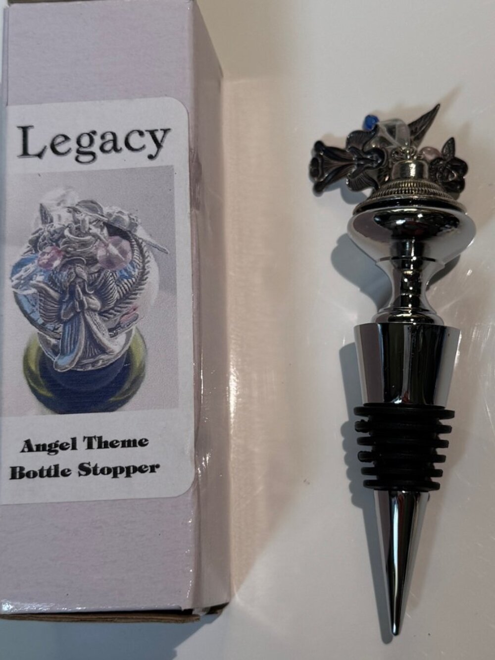 "Angel" Wine Bottle Stopper by Legacy